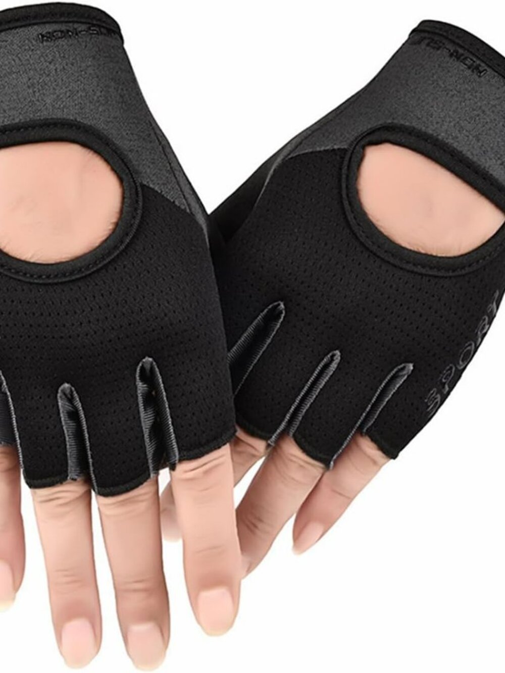 NEW Workout Gloves Lightweight Fingerless Gym Gloves‎ Anti Slip Exercise Cycling